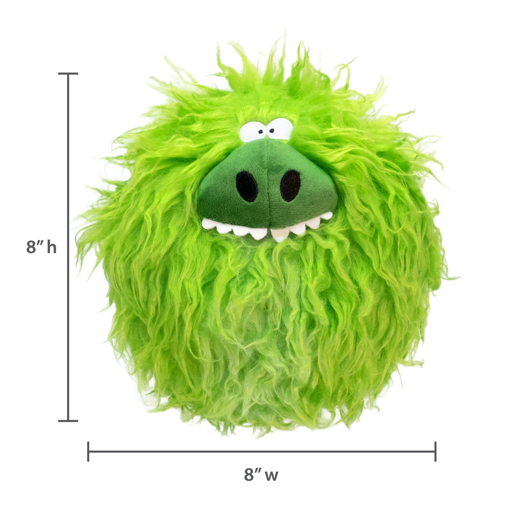 FuzzyBallz Green: The Squeaky, Puffy, Fuzzy Dog Toy by DogGoods ™