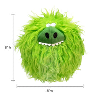 FuzzyBallz Green: The Squeaky, Puffy, Fuzzy Dog Toy by DogGoods ™