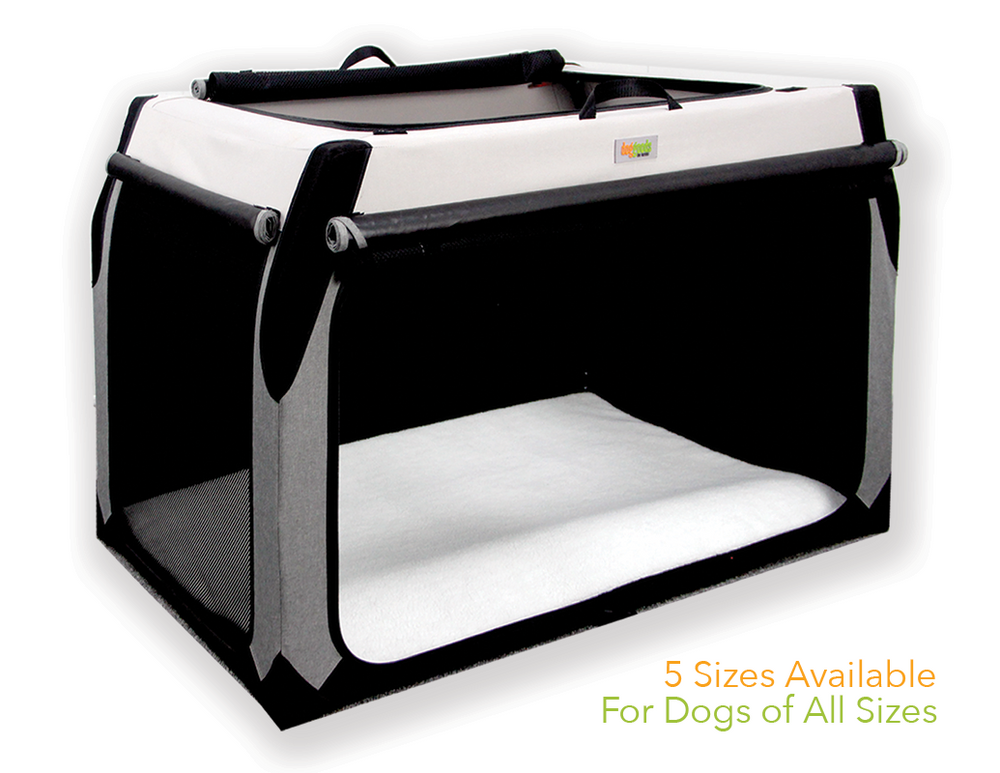 Soft Sided Dog Crate For Travel RV Car Automobile 
