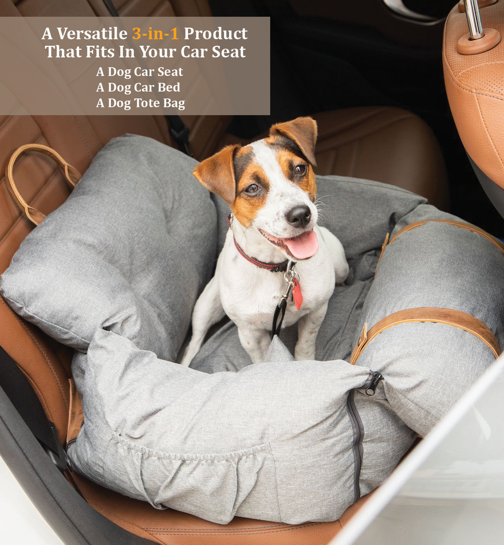 Dog bed top car seat