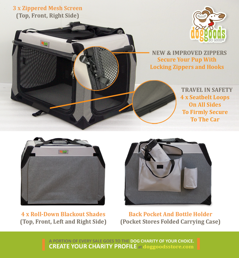 Happy Ride® Collapsible Travel Crate