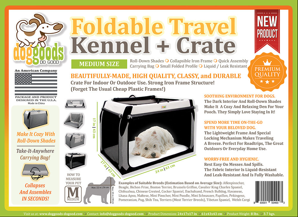 Foldable Dog Crates for Travel | DogGoods