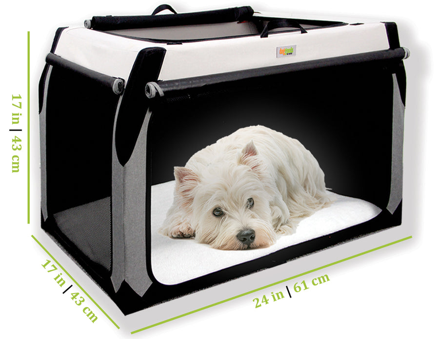 Soft Dog Crate for Terrier, Affenpinscher, Beagle, Bichon Frise, Boston Terrier, Brussels Griffon, Cavalier King Charles Spaniel, Chihuahua Chinese Crested, Cocker Spaniel, Dachshund, French Bulldog, Havanese, Lhasa Apso, Maltese, Mini Pinscher, Mini Poodle ,Mini Schnauzer, Papillon, Pekingese, Pomeranian, Pug, Shih Tzu, Welsh Corgi